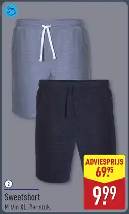 ALDI Sweatshort aanbieding
