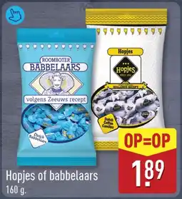ALDI Hopjes of babbelaars aanbieding