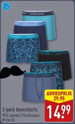 ALDI 3-pack boxershorts aanbieding