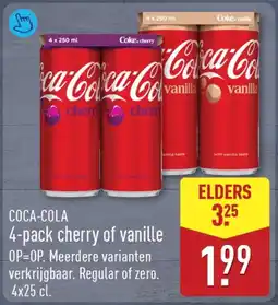 ALDI Coca-cola cherry of vanille aanbieding