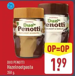 ALDI Duo Penotti Hazelnootpasta aanbieding