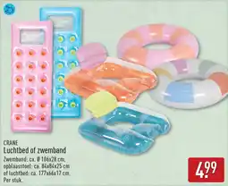 ALDI Crane Luchtbed of zwemband aanbieding