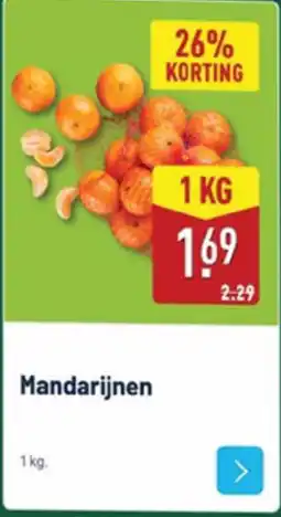 ALDI Mandarijnen aanbieding