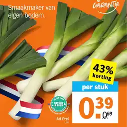Albert Heijn AH Prei aanbieding