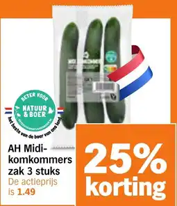 Albert Heijn AH Midi Komkommers aanbieding