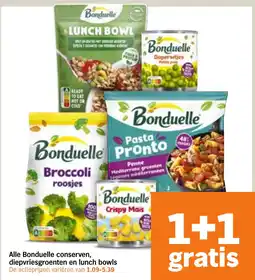 Albert Heijn Alle Bonduelle conserven, diepvriesgroenten en lunch bowls aanbieding