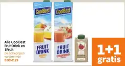 Albert Heijn Alle CoolBest FruitDrink en 1Fruit aanbieding