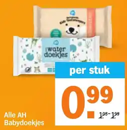 Albert Heijn Alle AH Babydoekjes aanbieding
