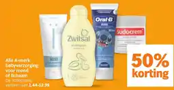 Albert Heijn Alle A Merk Babyverzorging voor Mond of Lichaam aanbieding