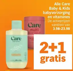 Albert Heijn Alle Care Baby & Kids Babyverzorging en vitamines aanbieding