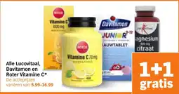 Albert Heijn Alle Lucovitaal, Davitamon en Roter Vitamine C aanbieding