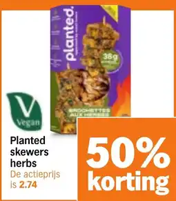 Albert Heijn Planted Skewers Herbs aanbieding