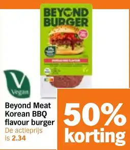 Albert Heijn Beyond Meat Korean BBQ flavour burger aanbieding