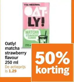 Albert Heijn Oatly! Matcha Strawberry Flavour aanbieding