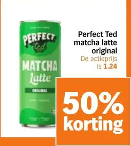 Albert Heijn Perfect Ted Matcha Latte Original aanbieding