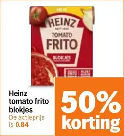Albert Heijn Heinz Tomato Frito Blokjes aanbieding