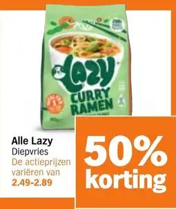 Albert Heijn Alle Lazy aanbieding