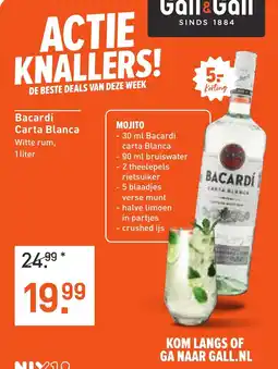 Albert Heijn Bacardí Carta Blanca aanbieding
