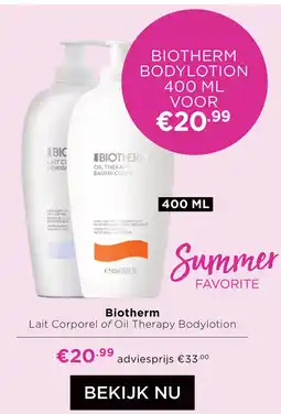 ICI Paris XL Biotherm aanbieding
