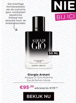 ICI Paris XL Giorgio Armani Acqua Di Giò Homme aanbieding