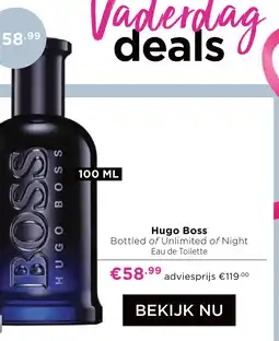 ICI Paris XL Hugo boss bottled night aanbieding