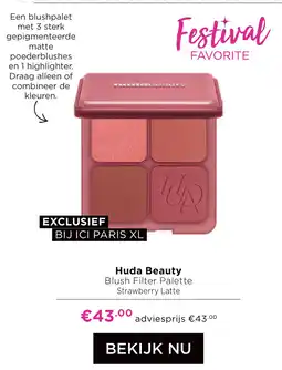 ICI Paris XL Huda Beauty aanbieding