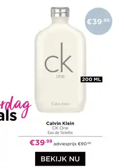 ICI Paris XL Calvin Klein CK One aanbieding