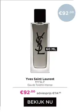 ICI Paris XL Yves saint laurent myslf aanbieding