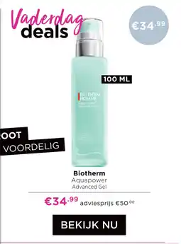 ICI Paris XL Biotherm aquapower aanbieding