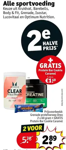 Kruidvat Alle sportvoeding aanbieding