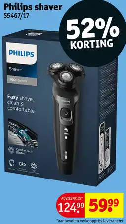Kruidvat Philips shaver S5467/17 aanbieding