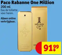 Kruidvat Paco Rabanne One Million aanbieding
