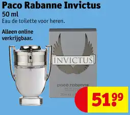 Kruidvat Paco Rabanne Invictus aanbieding