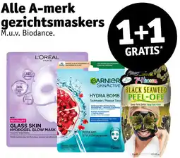 Kruidvat Alle A-merk gezichtsmaskers aanbieding
