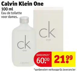 Kruidvat Calvin Klein One aanbieding