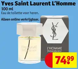 Kruidvat Yves Saint Laurent L'Homme aanbieding