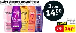 Kruidvat Elvive shampoo en conditioner aanbieding