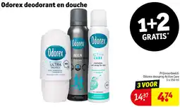 Kruidvat Odorex deodorant en douche aanbieding