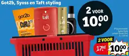Kruidvat Got2b, Syoss en Taft styling aanbieding
