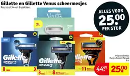 Kruidvat Gillette en Gillette Venus scheermesjes aanbieding