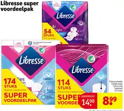 Kruidvat Libresse super voordeelpak aanbieding