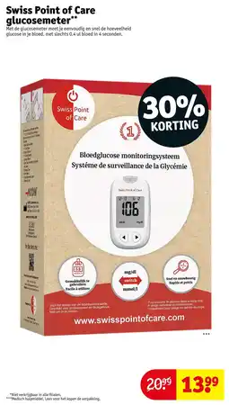 Kruidvat Swiss Point of Care glucosemeter aanbieding