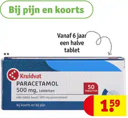 Kruidvat Kruidvat paracetamol aanbieding