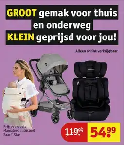 Kruidvat Mamaloes autostoel Saar I-Size aanbieding
