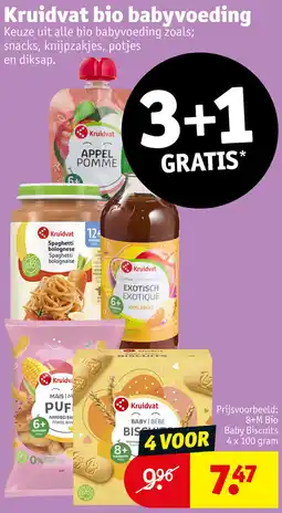 Kruidvat Kruidvat bio babyvoeding aanbieding