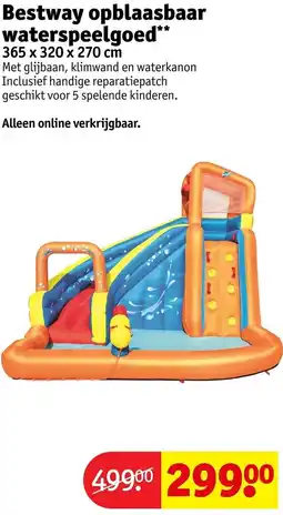 Kruidvat Bestway opblaasbaar waterspeelgoed aanbieding