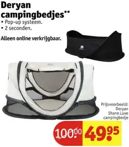 Kruidvat Deryan campingbedjes aanbieding