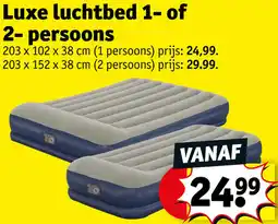 Kruidvat Luxe luchtbed 1 of 2-persoons aanbieding