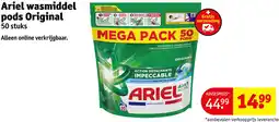 Kruidvat Ariel wasmiddel pods Original aanbieding