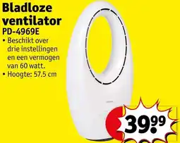 Kruidvat Bladloze ventilator PD-4969E aanbieding